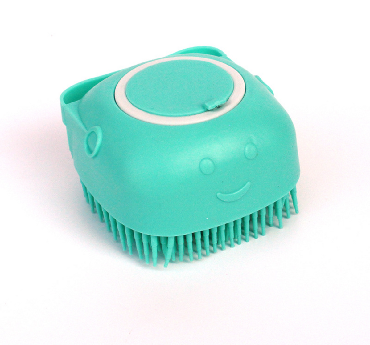 Brosse de bain massage en silicone pour chien