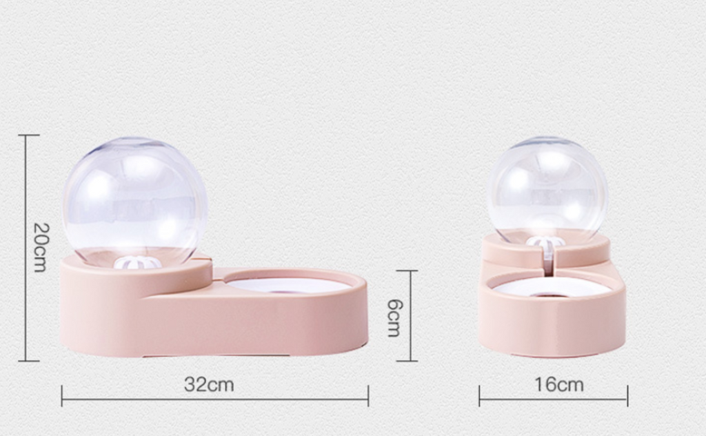 Fontaine à eau automatique et gamelle inox 2-en-1 pour chien et chat