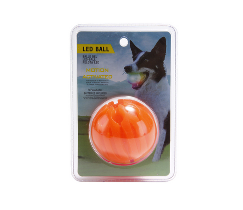 Balle LED interactive pour chien – Balle lumineuse rebondissante rechargeable USB